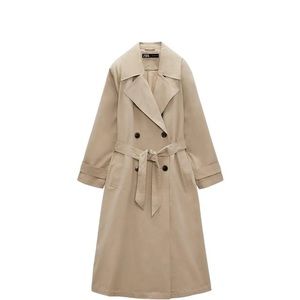 ZARA Belted Trench Coat